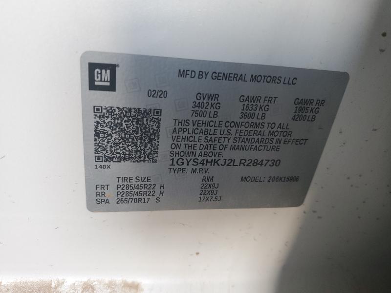 Zdjęcie 14 z aukcji – 2020 CADILLAC ESCALADE E z VIN 1GYS4HKJ2LR284730