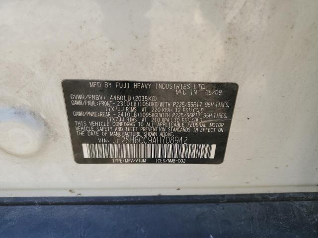 Photo 14 from auction – 2010 SUBARU FORESTER 2 with VIN JF2SH6CC9AH708942
