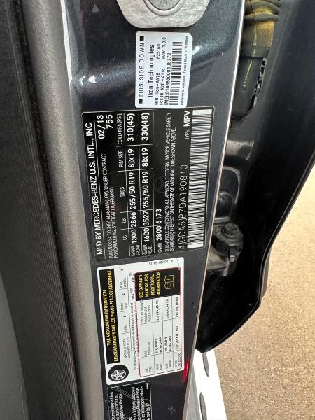 Photo 10 from auction – 2013 MERCEDES-BENZ ML 350 with VIN 4JGDA5JB7DA190810