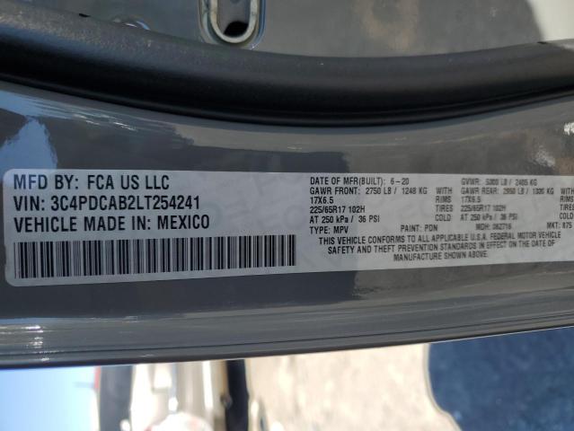 Photo 14 from auction – 2020 DODGE JOURNEY SE with VIN 3C4PDCAB2LT254241