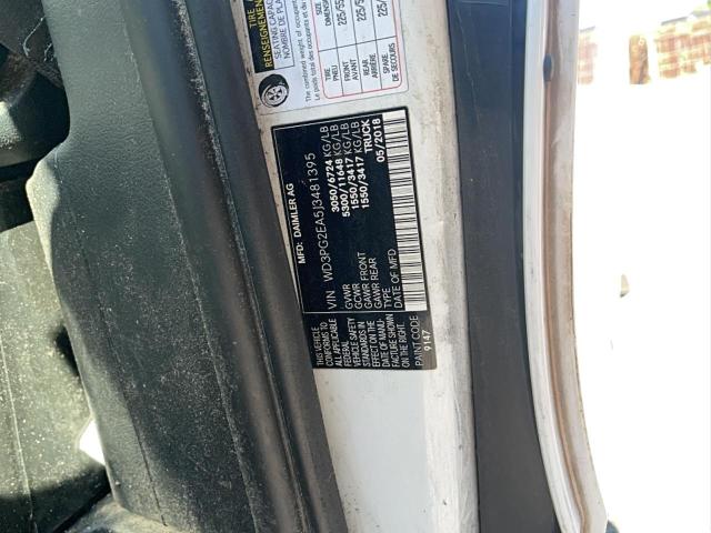 Photo 10 from auction – 2018 MERCEDES-BENZ METRIS with VIN WD3PG2EA5J3481395