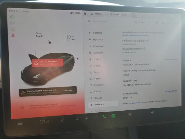 Photo 9 from auction – 2021 TESLA MODEL 3 with VIN 5YJ3E1EA1MF962451
