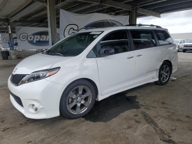 TOYOTA SIENNA SE 2017 with VIN 5TDXZ3DC4HS854623 - Photo from auction