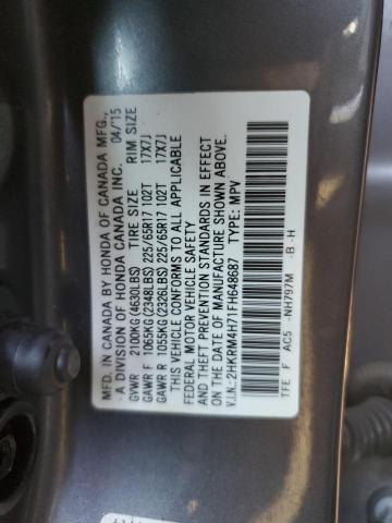 Photo 14 from auction – 2015 HONDA CR-V EXL with VIN 2HKRM4H71FH648687