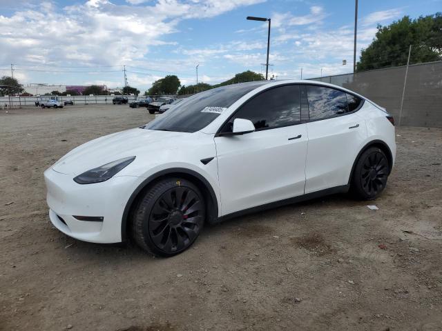 TESLA MODEL Y 2022 with VIN 7SAYGDEF4NF407656 - Photo from auction