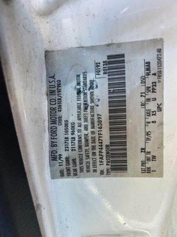 Photo 10 from auction – 2000 FORD MUSTANG with VIN 1FAFP4447YF163897