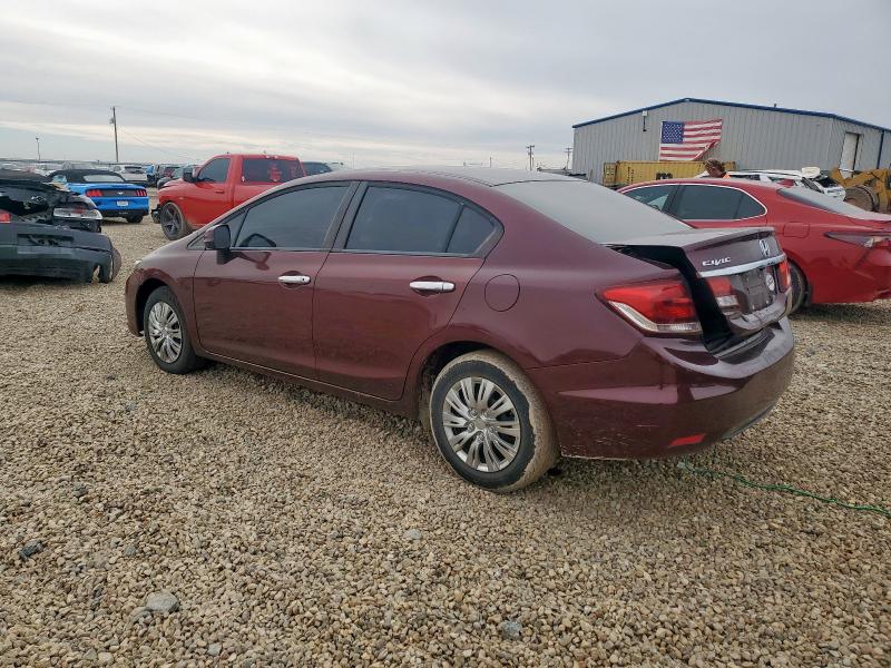 Photo 2 from auction – 2013 HONDA CIVIC LX with VIN 19XFB2F50DE011502