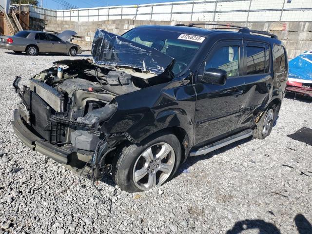 HONDA PILOT EXL 2013 with VIN 5FNYF4H69DB011149 - Photo from auction