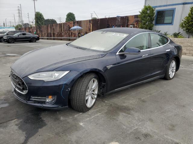 TESLA MODEL S 2014 with VIN 5YJSA1H1XEFP66819 - Photo from auction