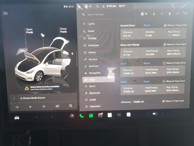 Photo 9 from auction – 2023 TESLA MODEL Y with VIN 7SAYGDEE0PF674920