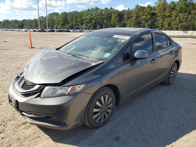 HONDA CIVIC LX 2013 with VIN 2HGFB2F56DH504722 - Photo from auction