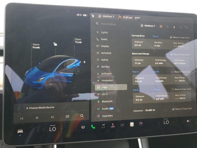 Photo 9 from auction – 2018 TESLA MODEL 3 with VIN 5YJ3E1EA1JF045490