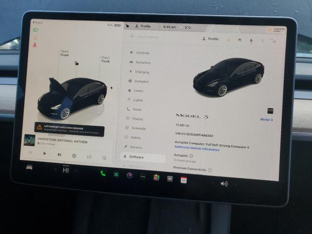 Photo 9 from auction – 2023 TESLA MODEL 3 with VIN 5YJ3E1EA6PF486363