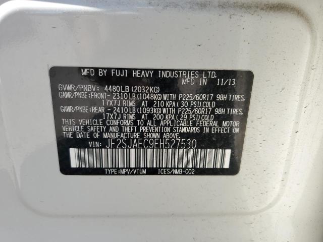 Photo 14 from auction – 2014 SUBARU FORESTER 2 with VIN JF2SJAEC9EH527530