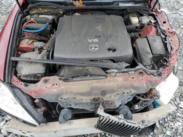 Photo 11 from auction – 2006 LEXUS IS 250 with VIN JTHCK262962005107