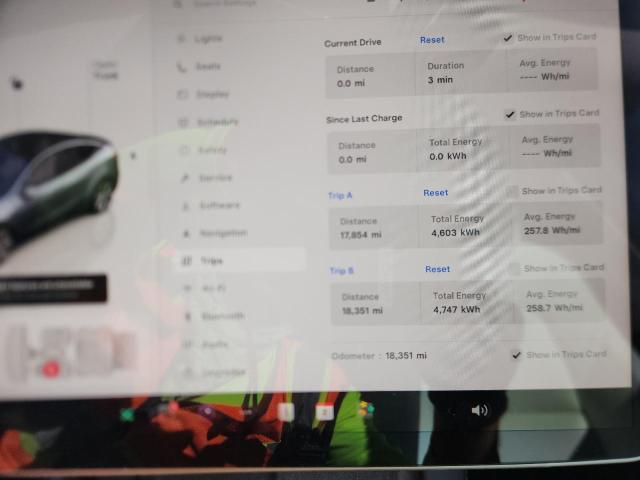 Photo 9 from auction – 2023 TESLA MODEL Y with VIN 7SAYGAEE9PF846294