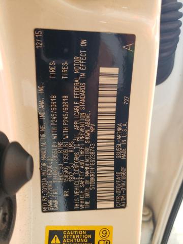 Photo 14 from auction – 2016 TOYOTA HIGHLANDER LE with VIN 5TDBKRFH1GS238743