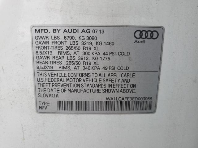 Photo 14 from auction – 2014 AUDI Q7 PREMIUM with VIN WA1LGAFE9ED003958