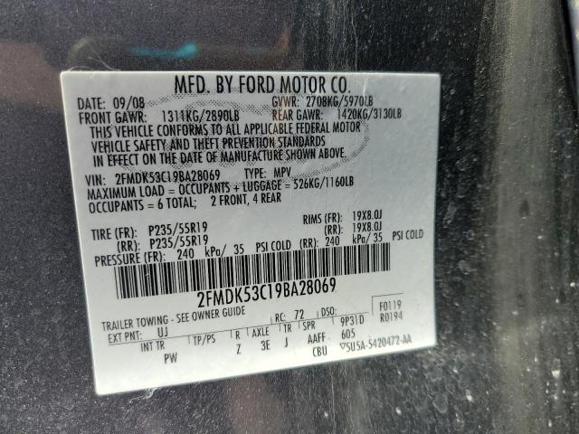 Photo 14 from auction – 2009 FORD FLEX LIMITED with VIN 2FMDK53C19BA28069