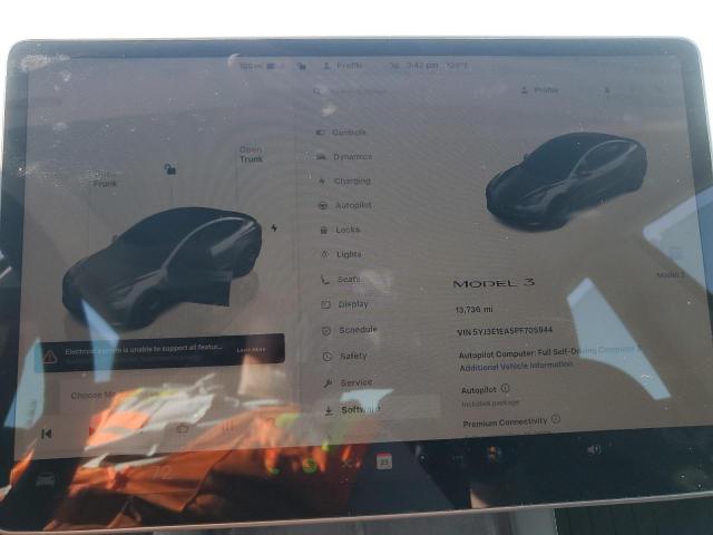 Photo 9 from auction – 2023 TESLA MODEL 3 with VIN 5YJ3E1EA5PF705944