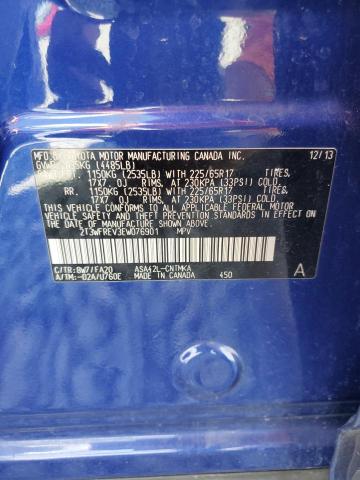 Photo 14 from auction – 2014 TOYOTA RAV4 XLE with VIN 2T3WFREV3EW076901
