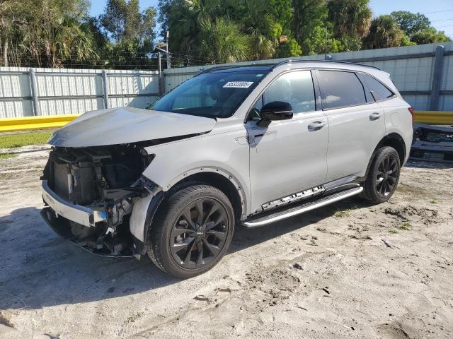KIA SORENTO SX 2023 with VIN 5XYRKDLF3PG225249 - Photo from auction