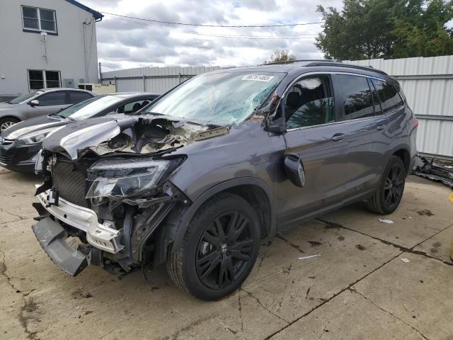 HONDA PILOT SE 2022 with VIN 5FNYF6H23NB028488 - Photo from auction