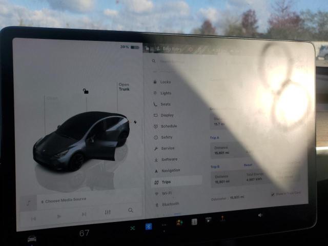 Photo 9 from auction – 2024 TESLA MODEL Y with VIN 7SAYGDEE6RA217299