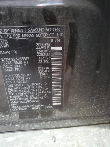 Photo 14 from auction – 2015 NISSAN ROGUE with VIN KNMAT2MT2FP514637
