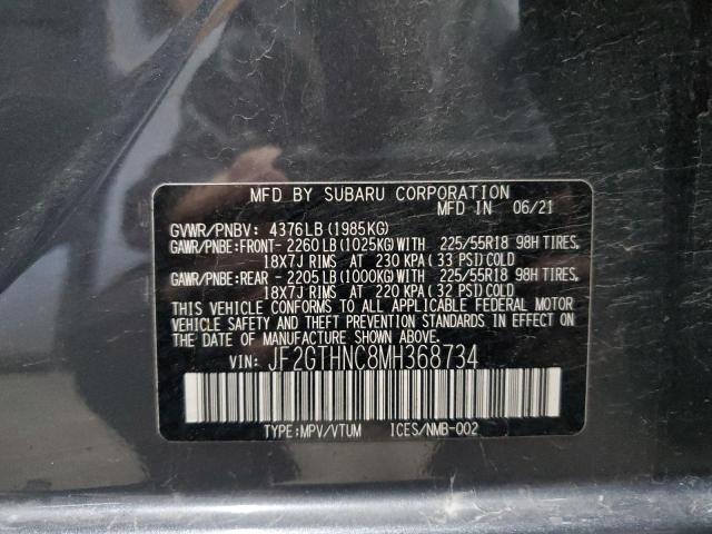 Photo 14 from auction – 2021 SUBARU CROSSTREK with VIN JF2GTHNC8MH368734