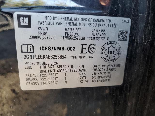 Photo 14 from auction – 2014 CHEVROLET EQUINOX LS with VIN 2GNFLEEK4E6253854