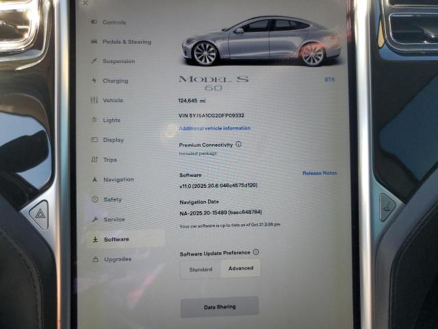 Photo 9 from auction – 2013 TESLA MODEL S with VIN 5YJSA1CG2DFP09332