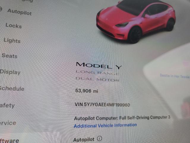 Zdjęcie 9 z aukcji – 2021 TESLA MODEL Y z VIN 5YJYGAEE4MF199960