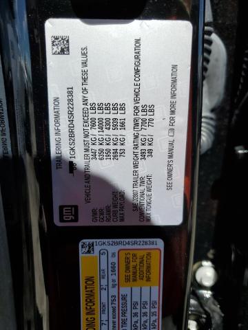Photo 14 from auction – 2025 GMC YUKON ELEV with VIN 1GKS2BRD4SR228381
