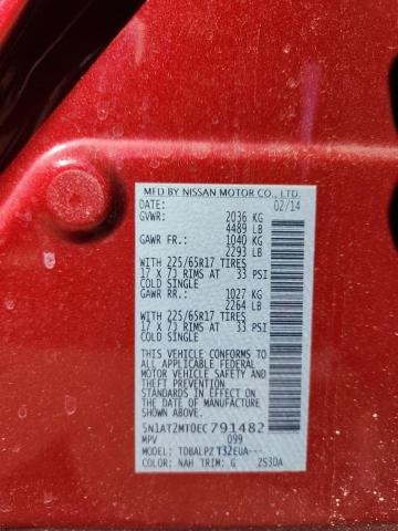 Photo 14 from auction – 2014 NISSAN ROGUE S with VIN 5N1AT2MT0EC791482