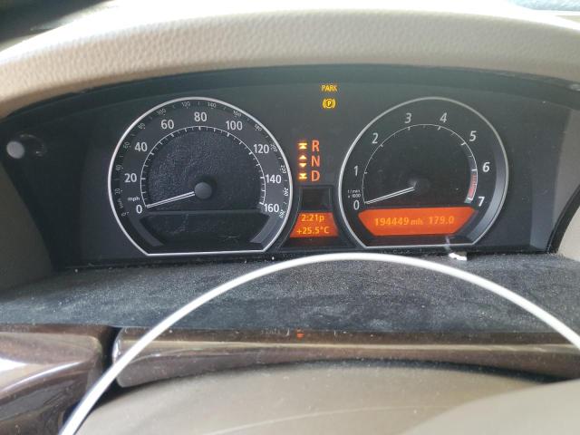 Photo 9 from auction – 2007 BMW 750 with VIN WBAHN83507DT77146