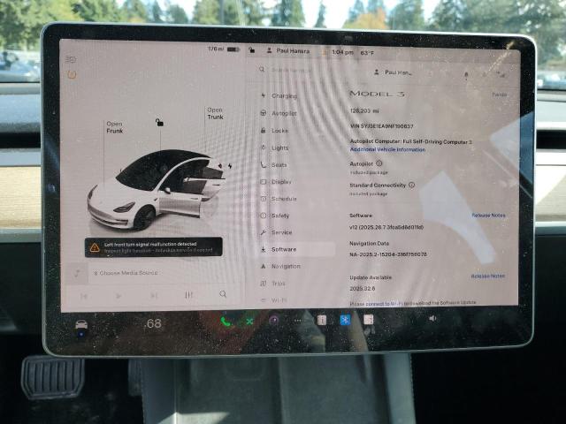 Photo 9 from auction – 2022 TESLA MODEL 3 with VIN 5YJ3E1EA9NF190637
