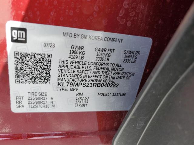 Photo 14 from auction – 2024 CHEVROLET TRAILBLAZE with VIN KL79MPS21RB040282
