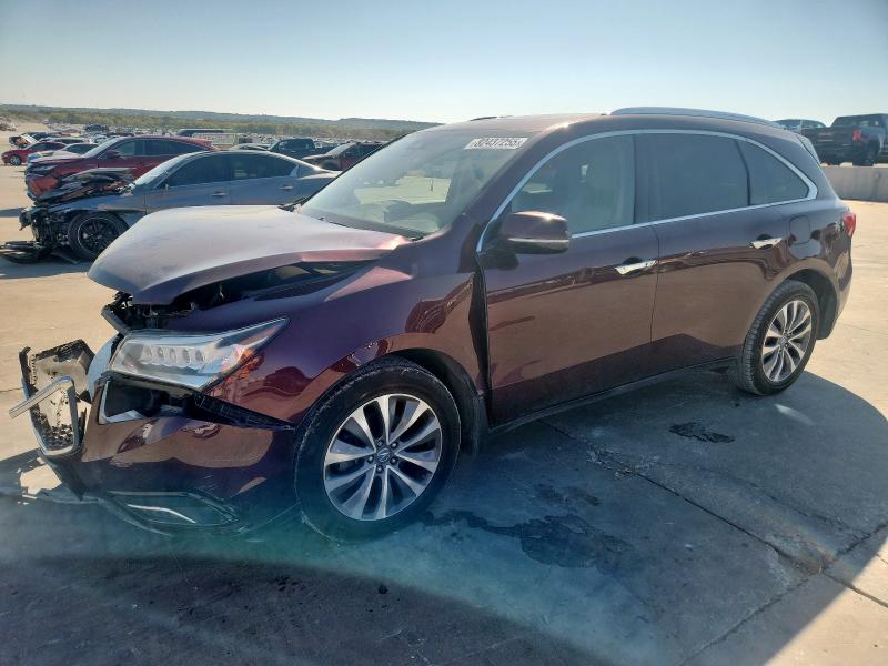 ACURA MDX TECHNO 2016 with VIN 5FRYD4H46GB038493 - Photo from auction