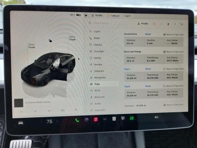 Photo 9 from auction – 2023 TESLA MODEL Y with VIN 7SAYGDEF8PF918676