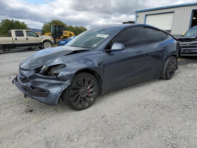 TESLA MODEL Y 2022 with VIN 7SAYGDEF4NF461619 - Photo from auction