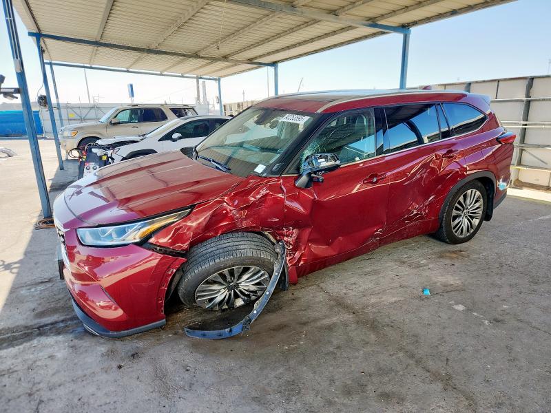 TOYOTA HIGHLANDER 2021 with VIN 5TDFZRBH6MS120203 - Photo from auction