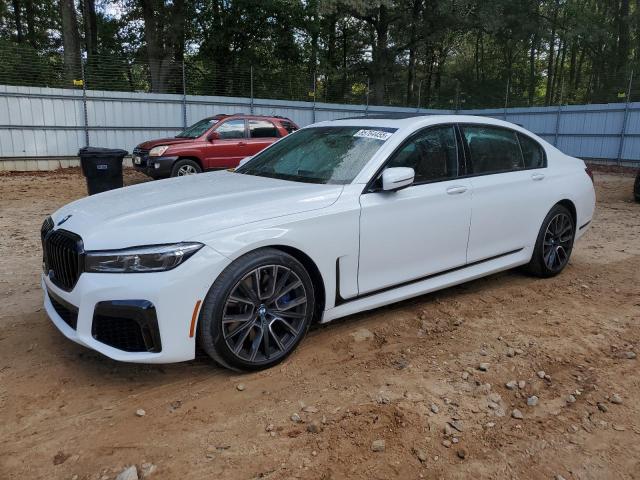 BMW 740 I 2022 with VIN WBA7T2C01NCJ63840 - Photo from auction