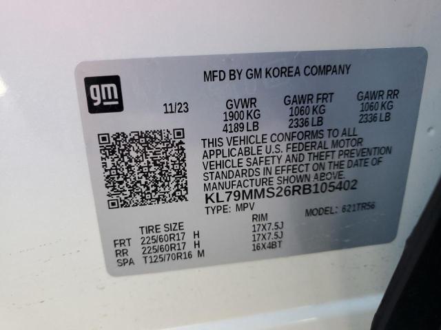 Photo 14 from auction – 2024 CHEVROLET TRAILBLAZE with VIN KL79MMS26RB105402