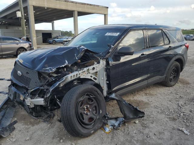 FORD EXPLORER P 2022 with VIN 1FM5K8AB6NGB50266 - Photo from auction