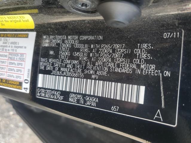 Foto 14 de la subasta – 2011 TOYOTA 4RUNNER con VIN JTEBU5JR3B5068155