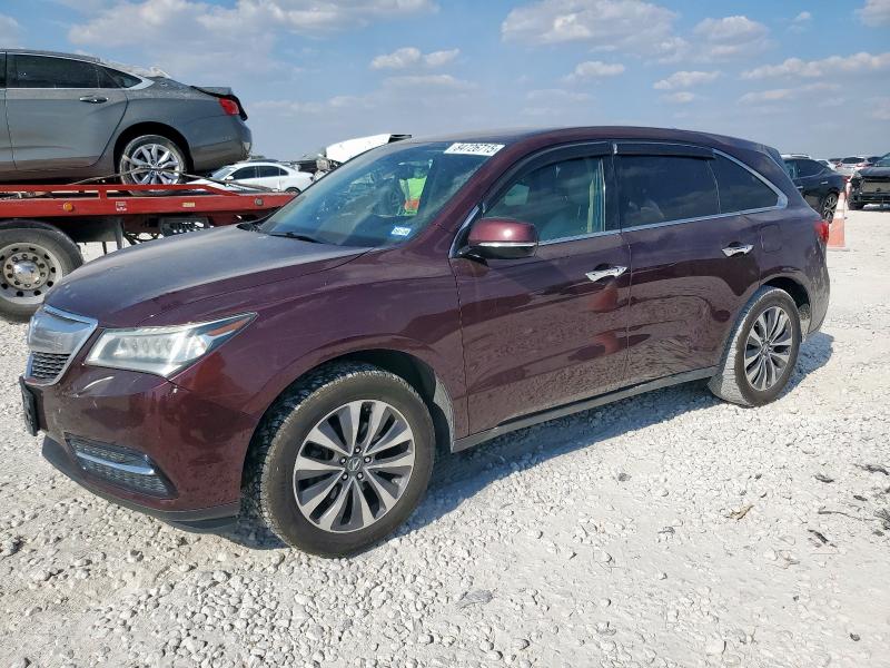 ACURA MDX TECHNO 2014 with VIN 5FRYD3H46EB014234 - Photo from auction