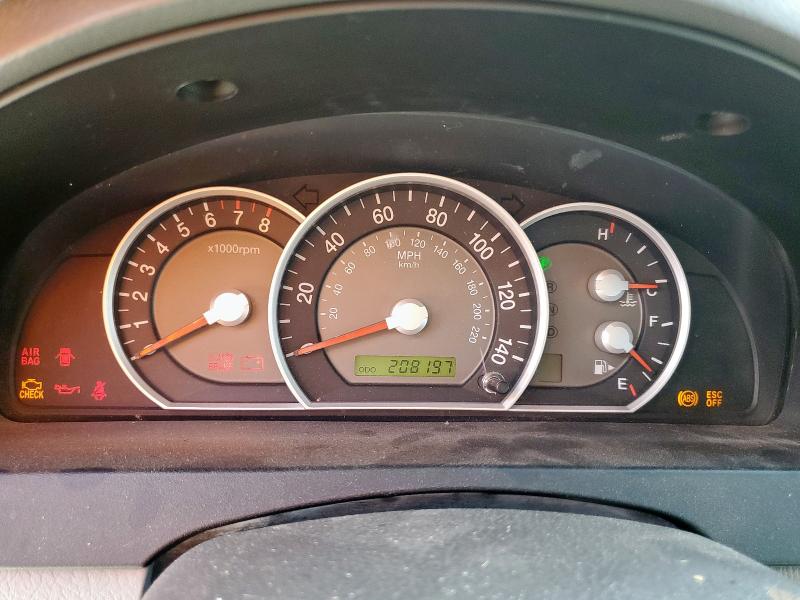 Photo 9 from auction – 2008 KIA SORENTO EX with VIN KNDJD735985797498