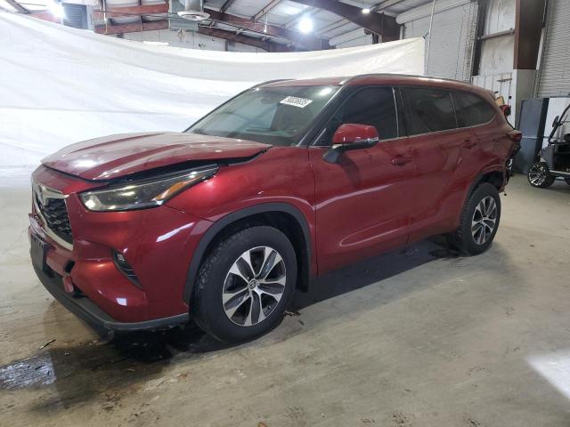 TOYOTA HIGHLANDER 2021 with VIN 5TDGZRBH1MS086417 - Photo from auction