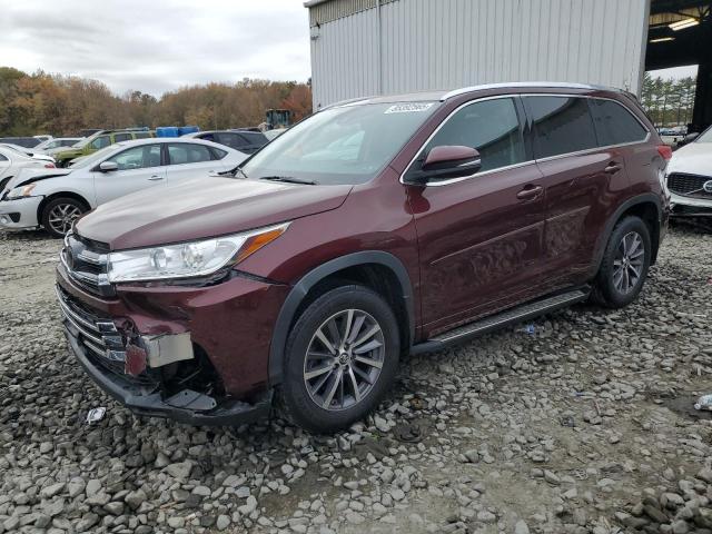 TOYOTA HIGHLANDER 2018 con VIN 5TDJZRFH5JS863435 - Foto de la subasta